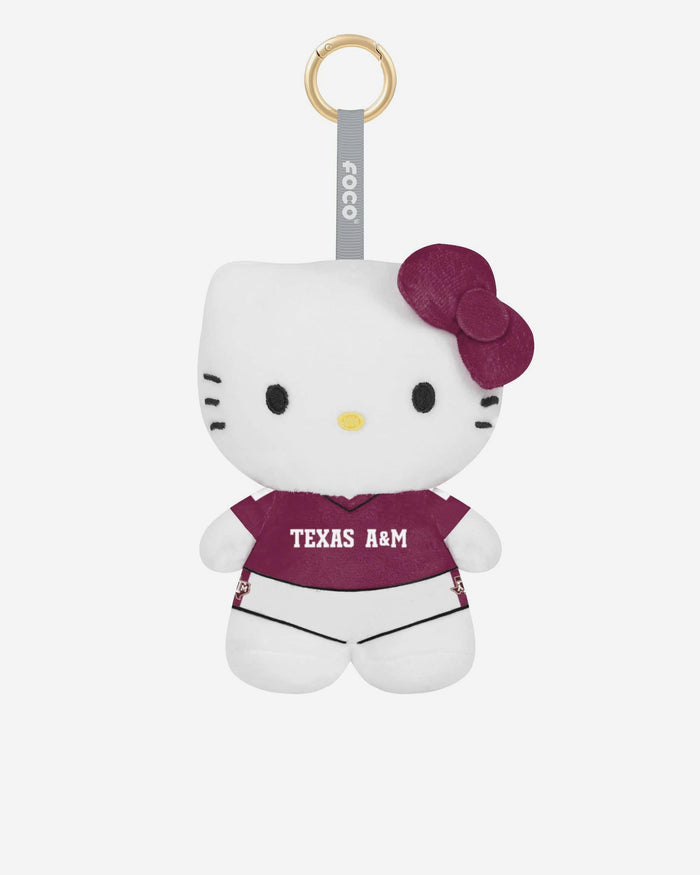 Texas A&M Aggies Plush Hello Kitty® Bag Charm Keychain FOCO - FOCO.com