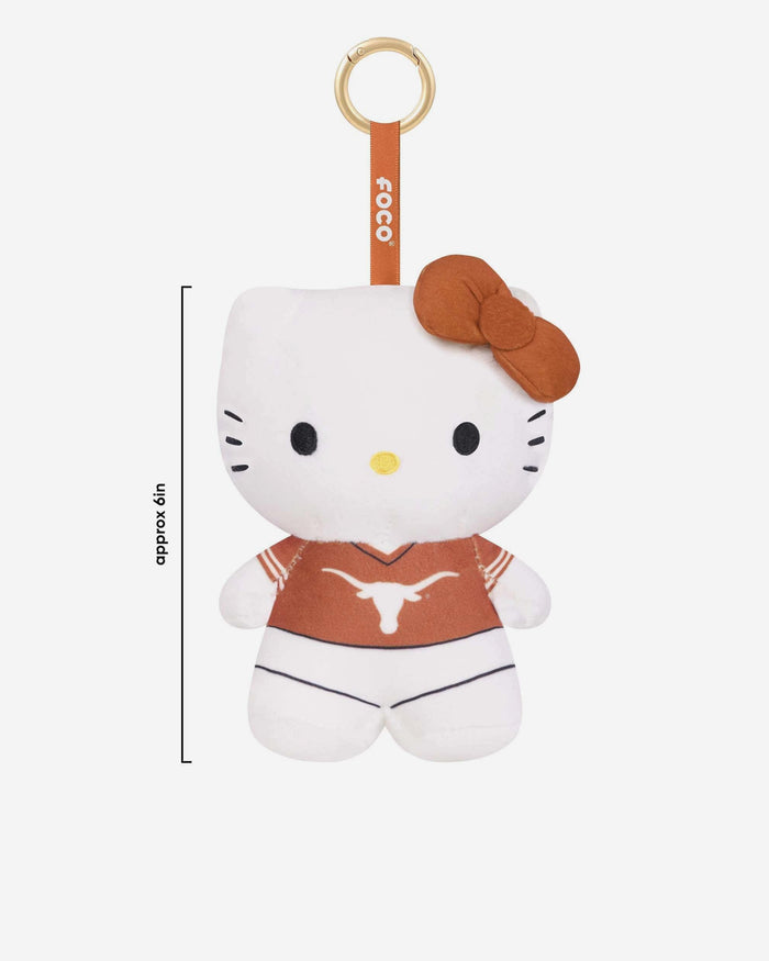 Texas Longhorns Plush Hello Kitty® Bag Charm Keychain