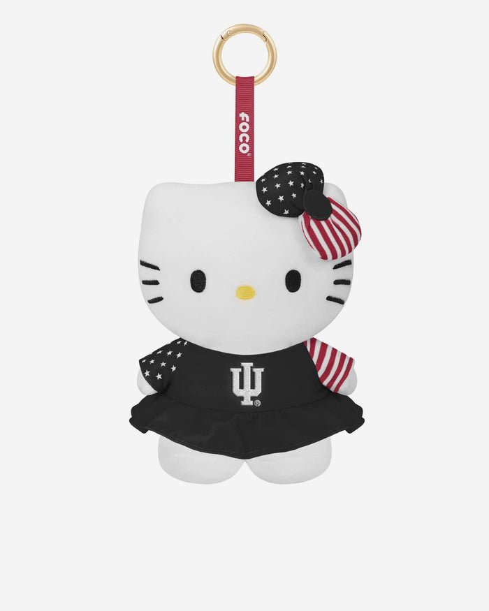 Indiana Hoosiers Americana Plush Hello Kitty® Bag Charm Keychain FOCO - FOCO.com