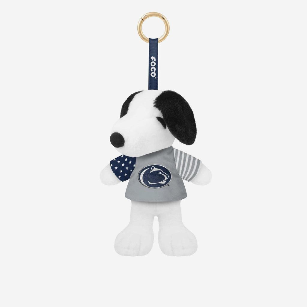 Penn State Nittany Lions Americana Plush Snoopy Peanuts Bag Charm Keychain FOCO - FOCO.com