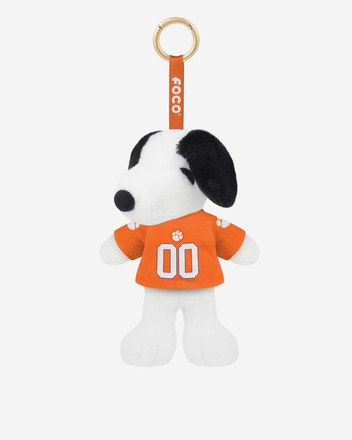 Clemson Tigers Plush Snoopy Peanuts Bag Charm Keychain FOCO - FOCO.com