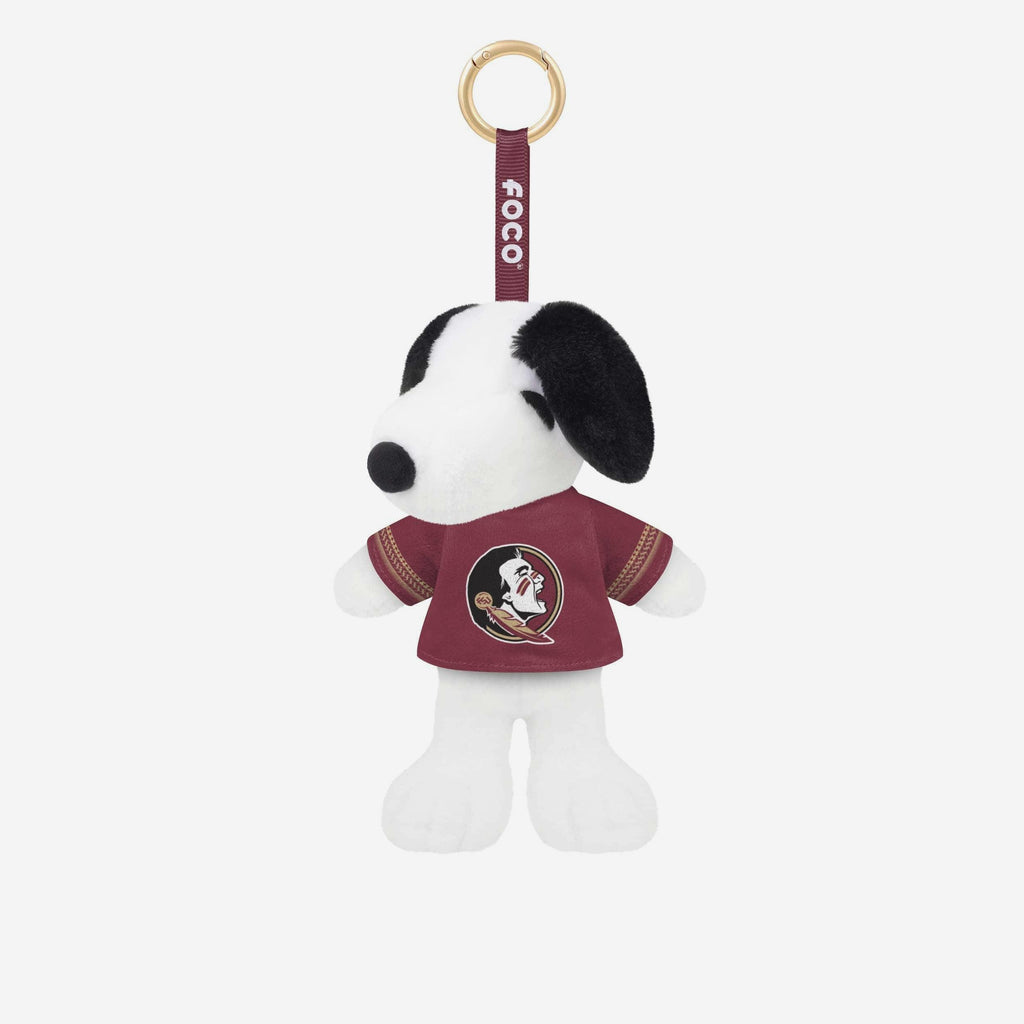 Florida State Seminoles Plush Snoopy Peanuts Bag Charm Keychain FOCO