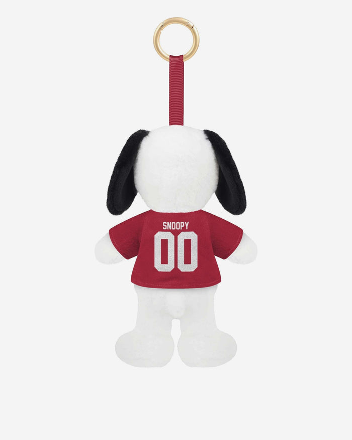 Indiana Hoosiers Plush Snoopy Peanuts Bag Charm Keychain FOCO - FOCO.com