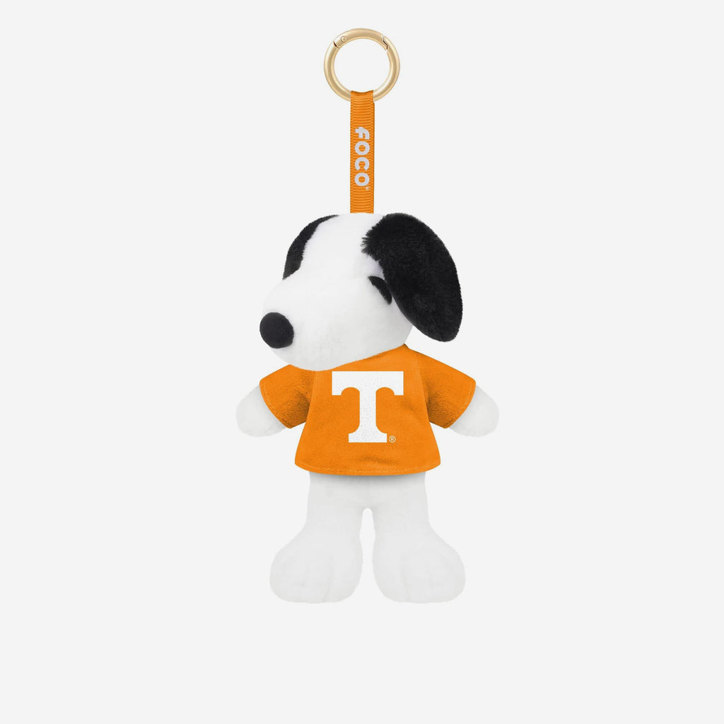 Tennessee Volunteers Plush Snoopy Peanuts Bag Charm Keychain FOCO - FOCO.com