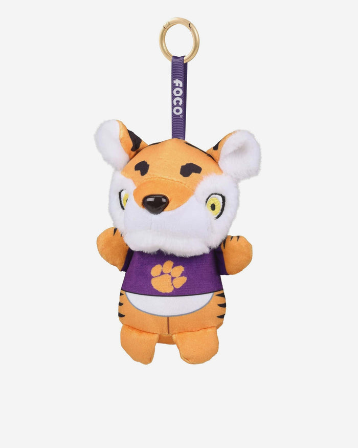 Clemson Tigers Plush Teamie Beanie Mascot Bag Charm Keychain FOCO - FOCO.com