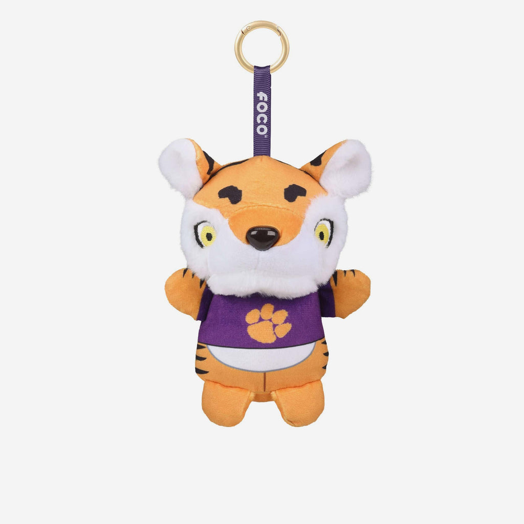 Clemson Tigers Plush Teamie Beanie Mascot Bag Charm Keychain FOCO - FOCO.com