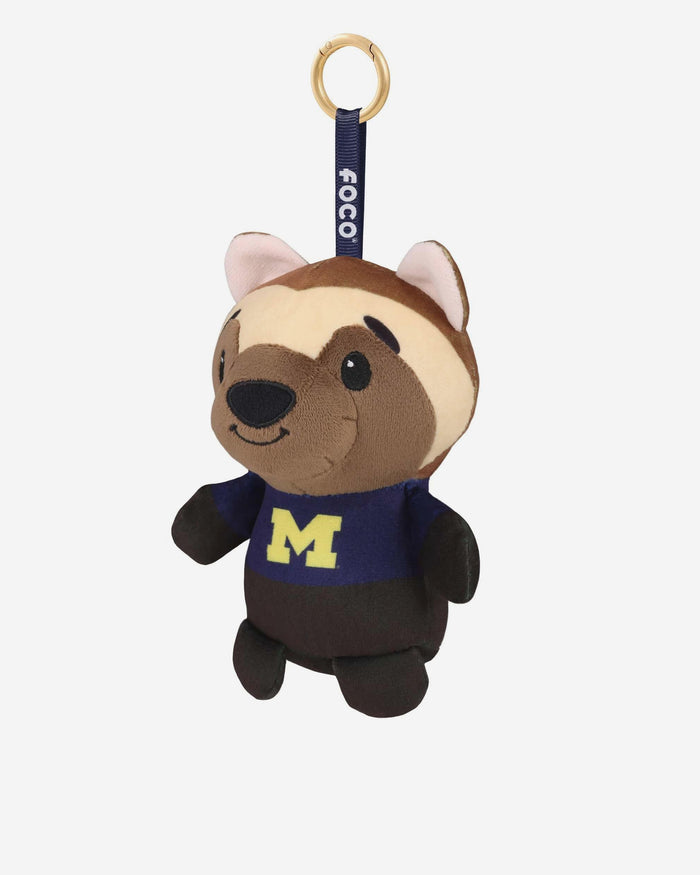 Michigan Wolverines Plush Teamie Beanie Bag Charm Keychain FOCO - FOCO.com