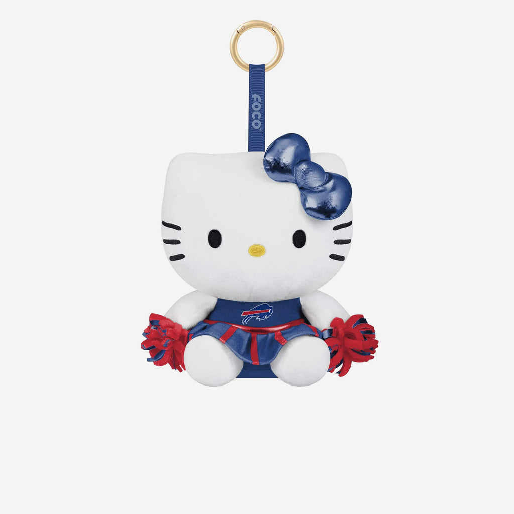 Buffalo Bills Plush Hello Kitty® Cheer Outfit Bag Charm Keychain FOCO - FOCO.com
