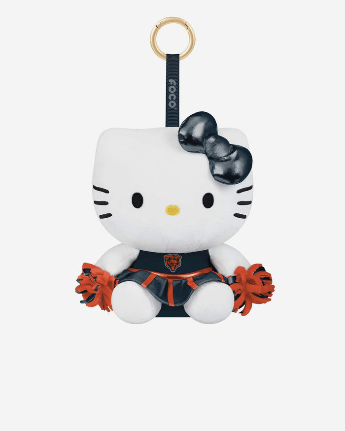 Chicago Bears Plush Hello Kitty® Cheer Outfit Bag Charm Keychain FOCO - FOCO.com