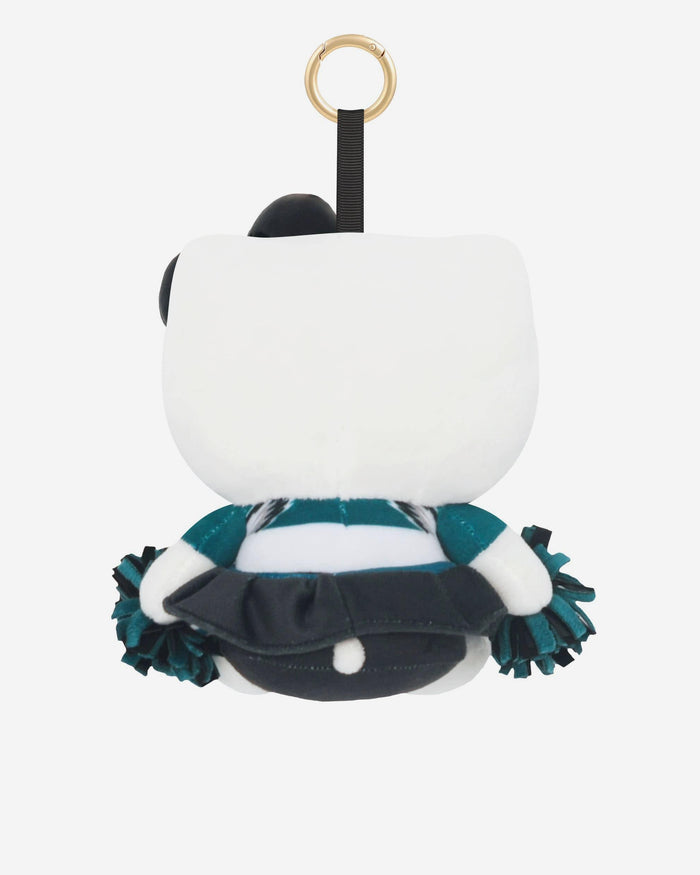 Philadelphia Eagles Plush Hello Kitty® Cheerleader Bag Charm Keychain FOCO - FOCO.com