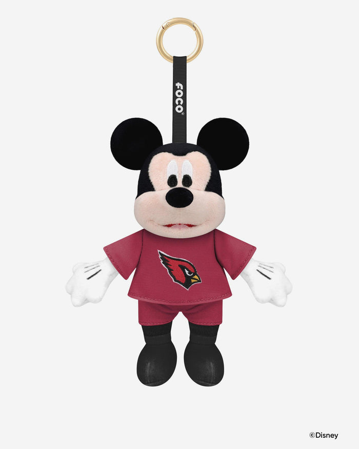 Arizona Cardinals Disney Mickey Mouse Clip-On Plush FOCO - FOCO.com