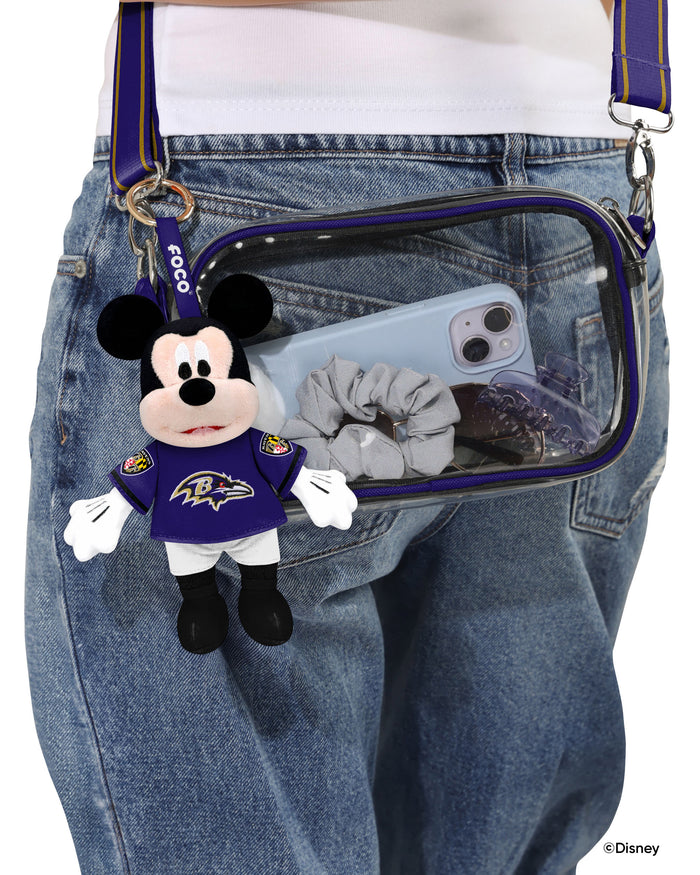 Baltimore Ravens Disney Mickey Mouse Clip-On Plush FOCO - FOCO.com