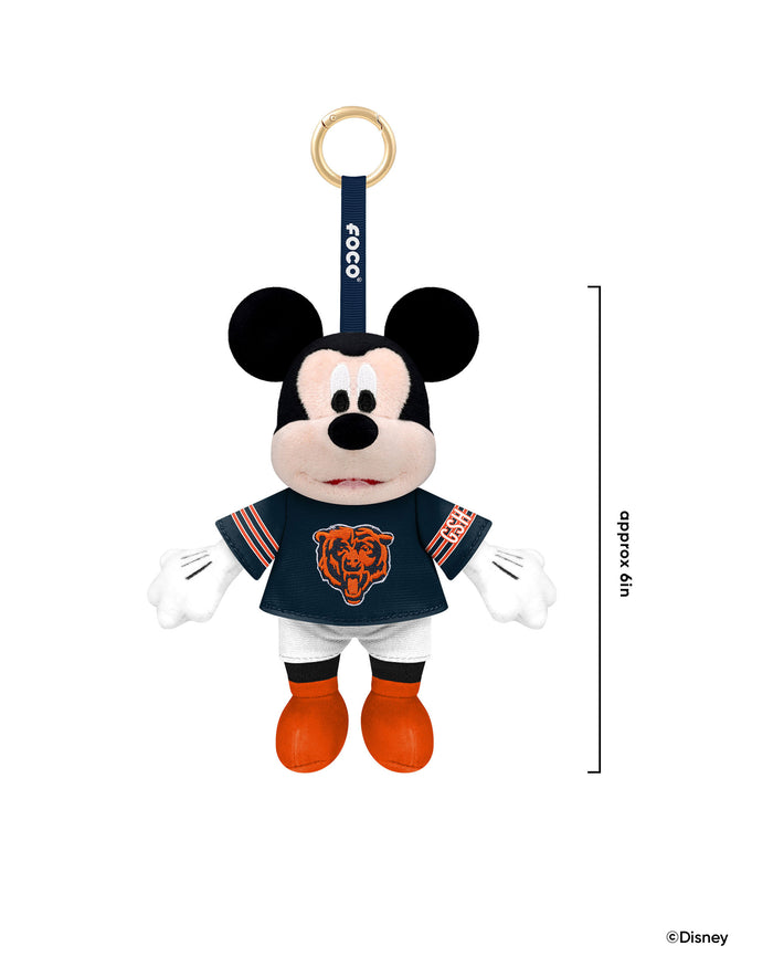 Chicago Bears Disney Mickey Mouse Clip-On Plush FOCO - FOCO.com