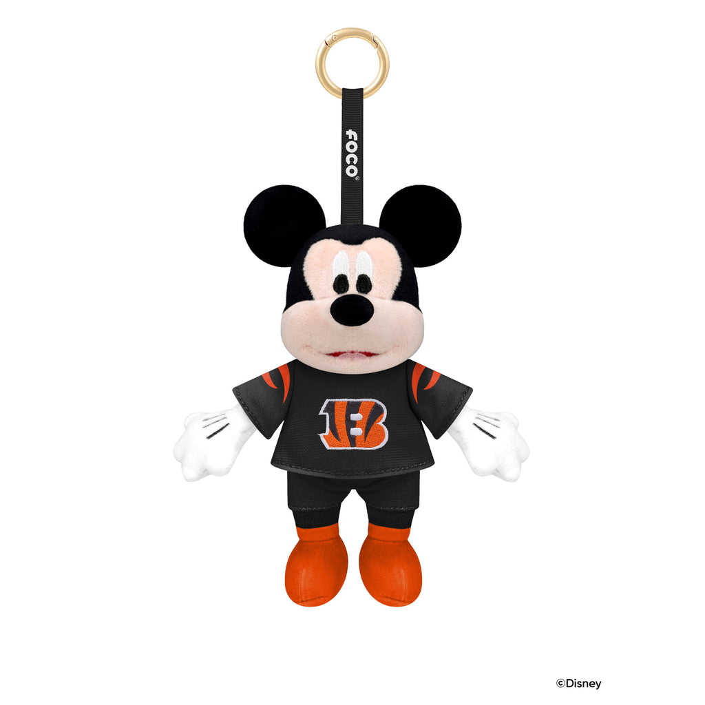 Cincinnati Bengals Disney Mickey Mouse Clip-On Plush FOCO - FOCO.com