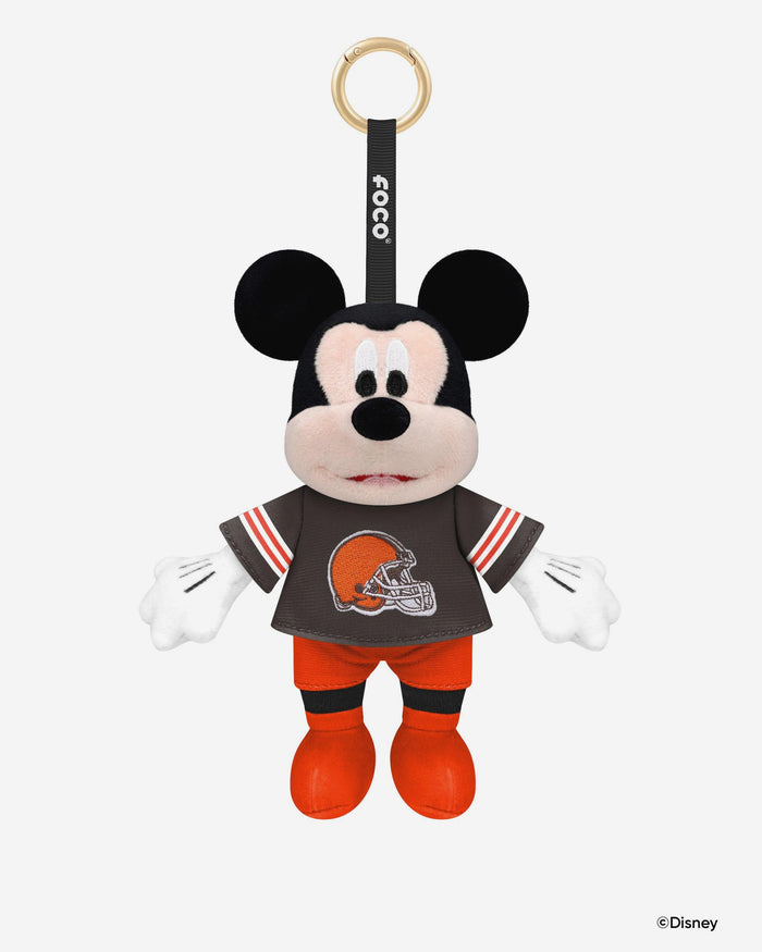 Cleveland Browns Disney Mickey Mouse Clip-On Plush FOCO - FOCO.com