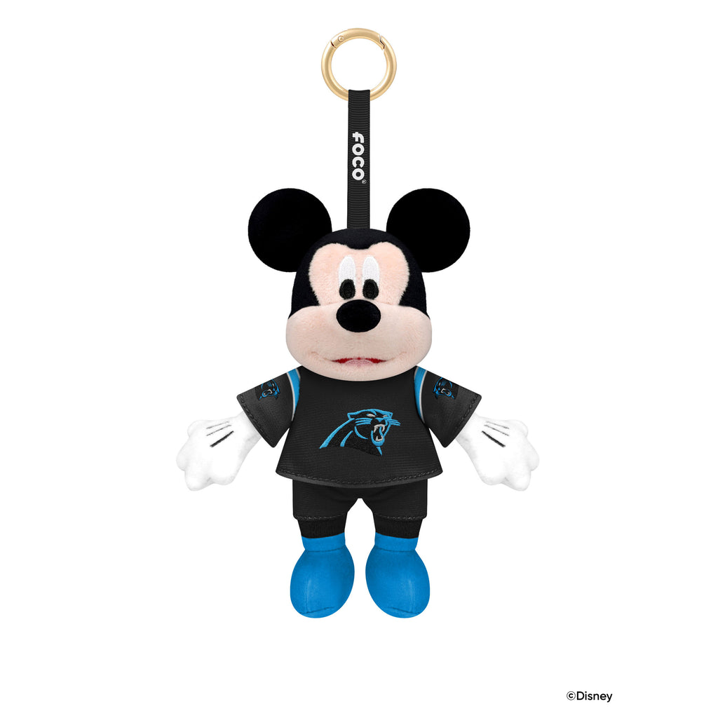 Carolina Panthers Disney Mickey Mouse Clip-On Plush FOCO - FOCO.com