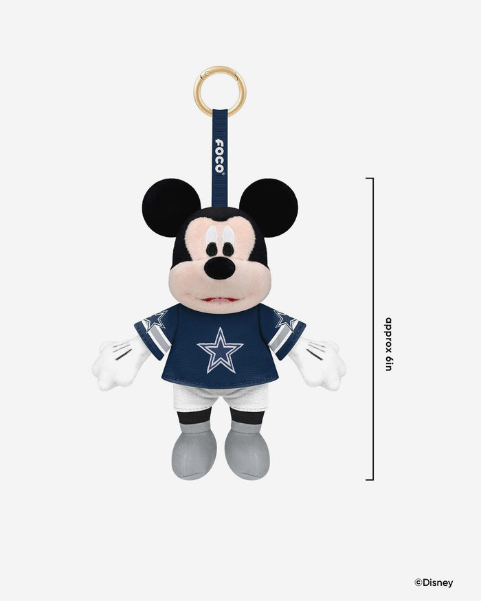 Dallas Cowboys Disney Mickey Mouse Clip-On Plush FOCO - FOCO.com