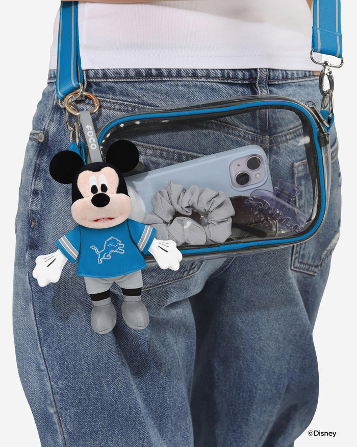 Detroit Lions Disney Mickey Mouse Clip-On Plush FOCO - FOCO.com
