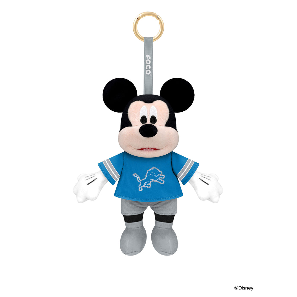 Detroit Lions Disney Mickey Mouse Clip-On Plush FOCO - FOCO.com