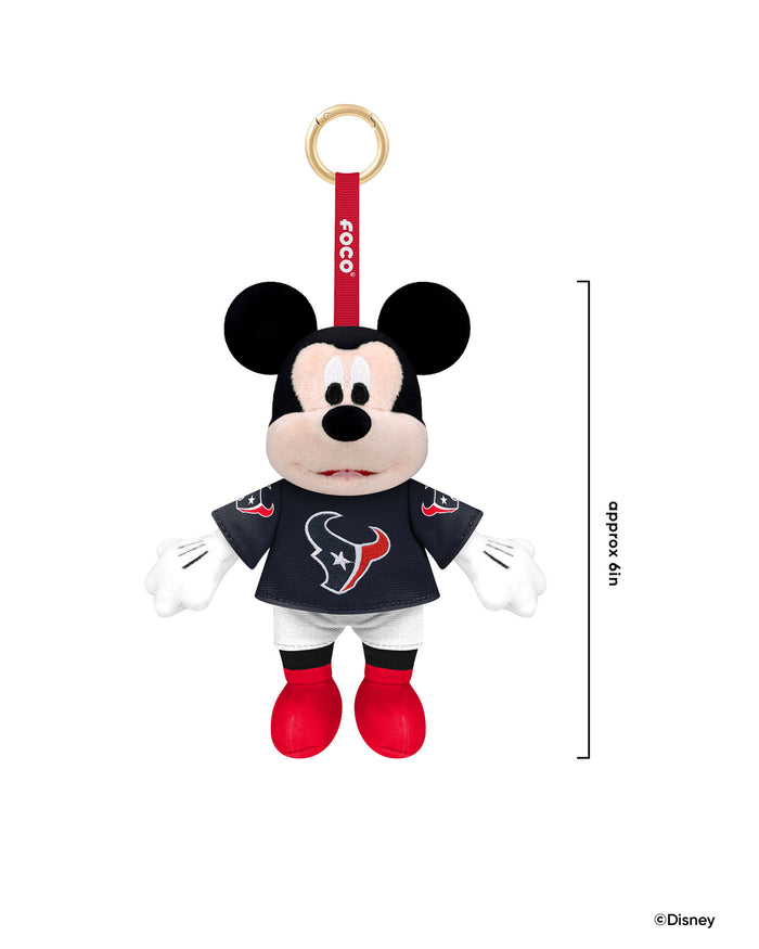 Houston Texans Disney Mickey Mouse Clip-On Plush FOCO - FOCO.com