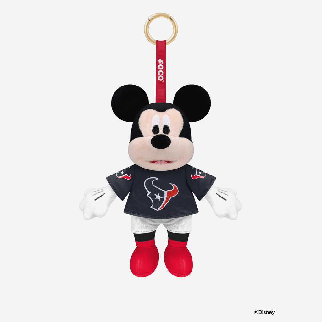 Houston Texans Disney Mickey Mouse Clip-On Plush FOCO - FOCO.com