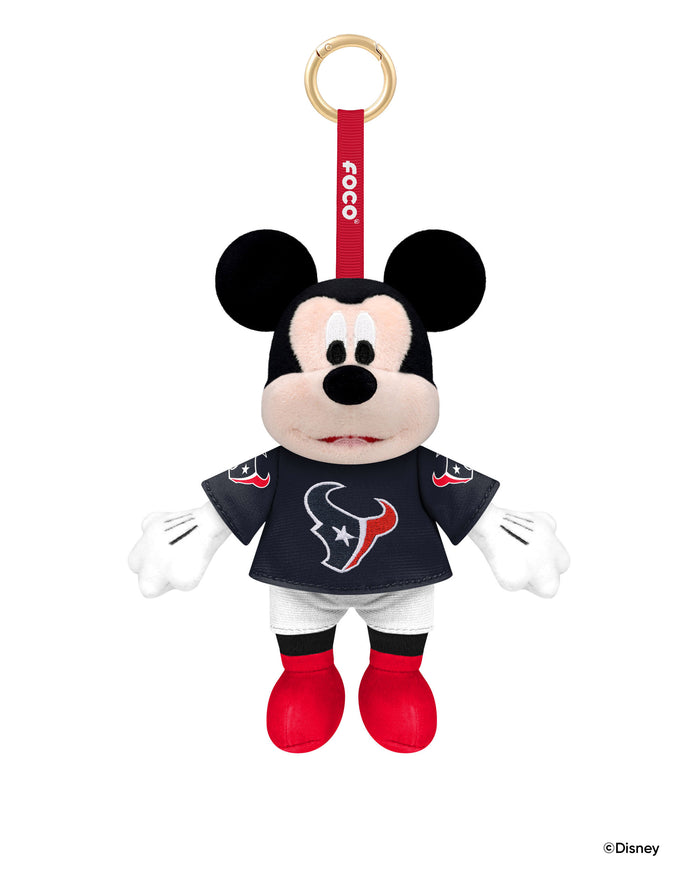 Houston Texans Disney Mickey Mouse Clip-On Plush FOCO - FOCO.com