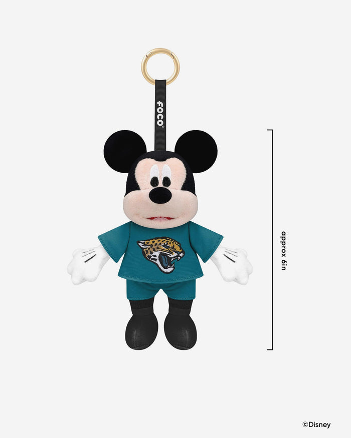 Jacksonville Jaguars Disney Mickey Mouse Clip-On Plush FOCO - FOCO.com