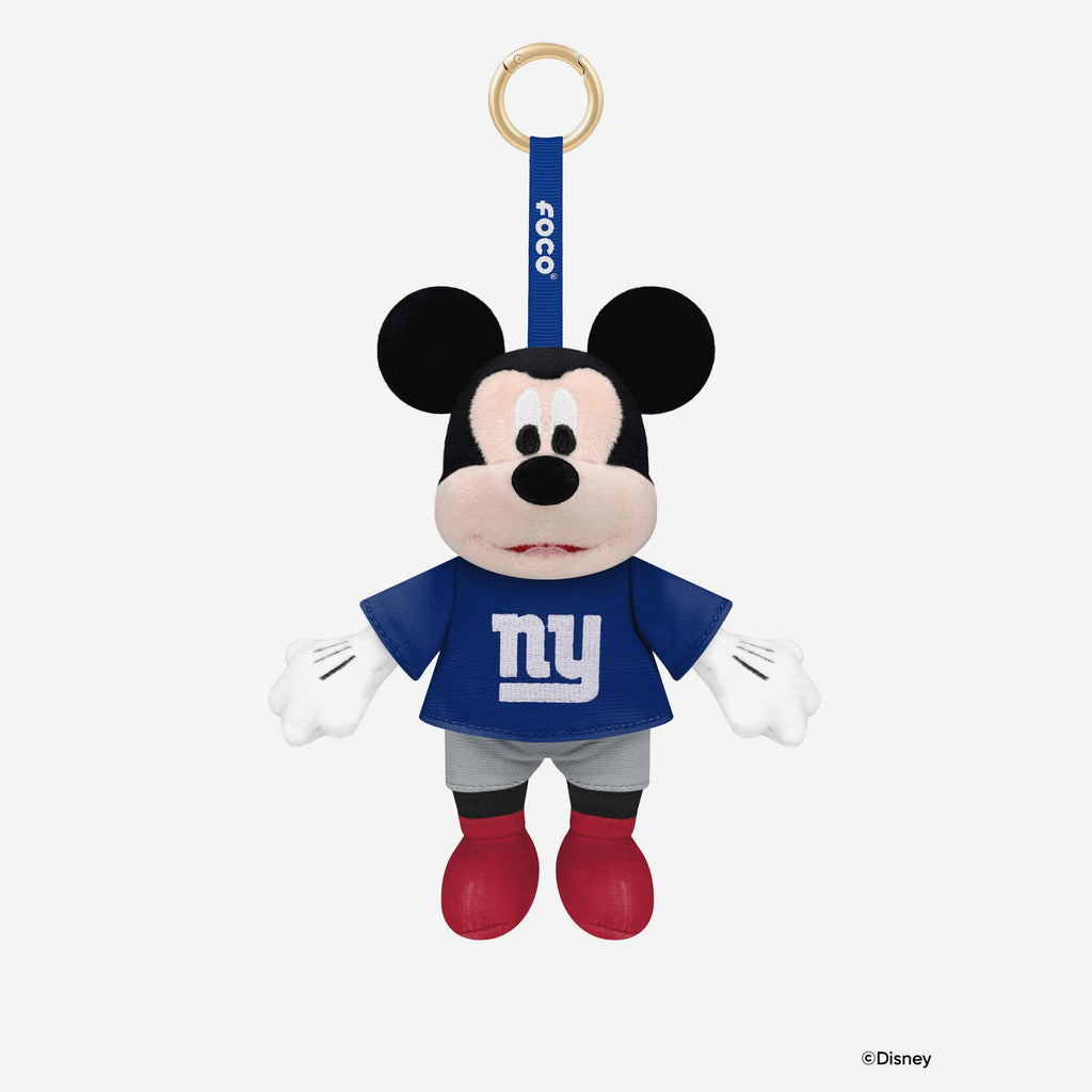 New York Giants Disney Mickey Mouse Clip-On Plush FOCO - FOCO.com