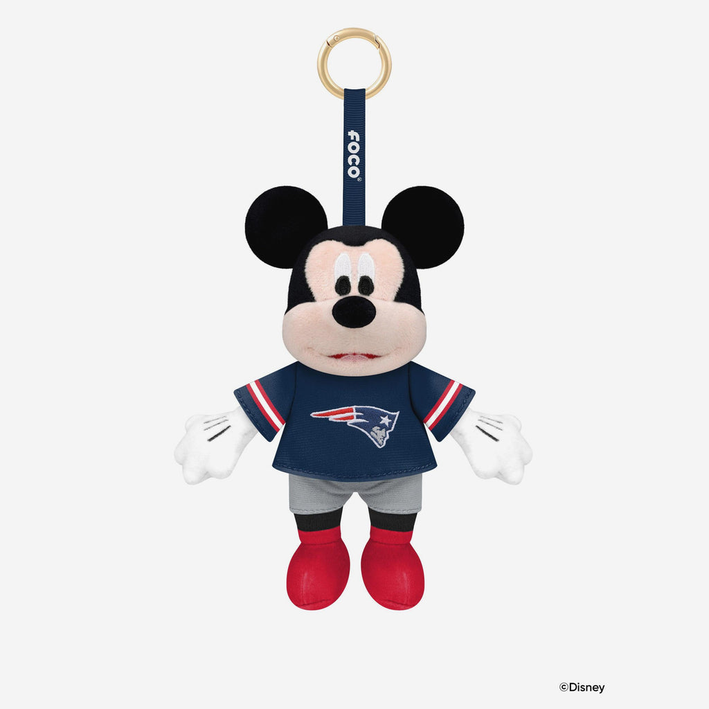 New England Patriots Disney Mickey Mouse Clip-On Plush FOCO - FOCO.com