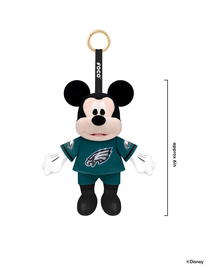Philadelphia Eagles Disney Mickey Mouse Clip-On Plush FOCO - FOCO.com