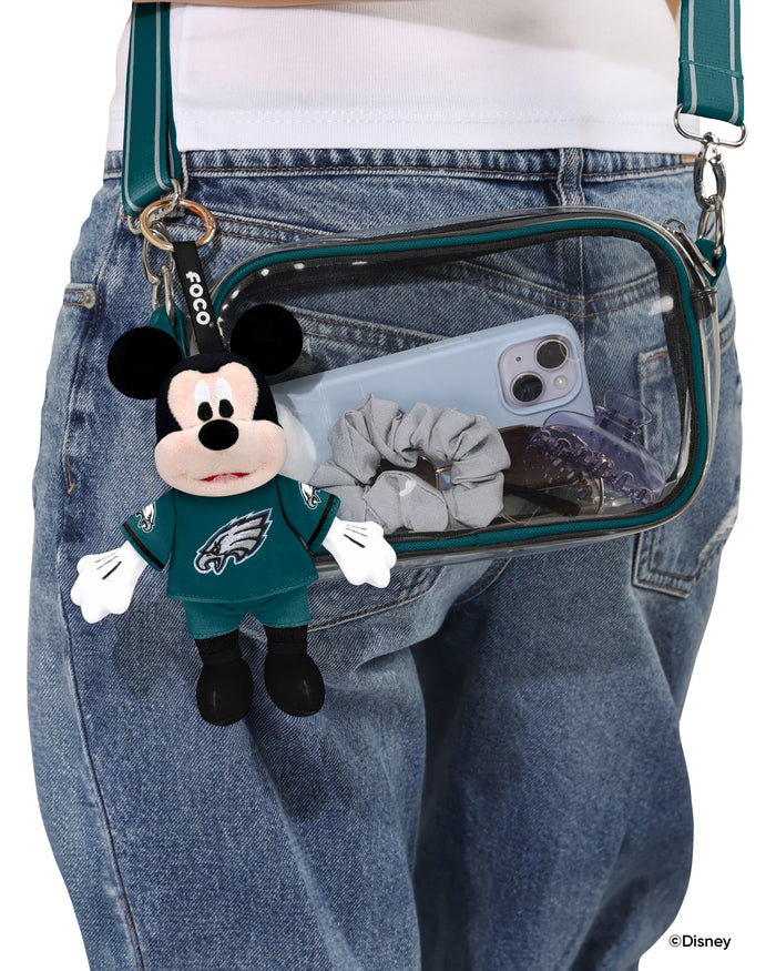 Philadelphia Eagles Disney Mickey Mouse Clip-On Plush FOCO - FOCO.com
