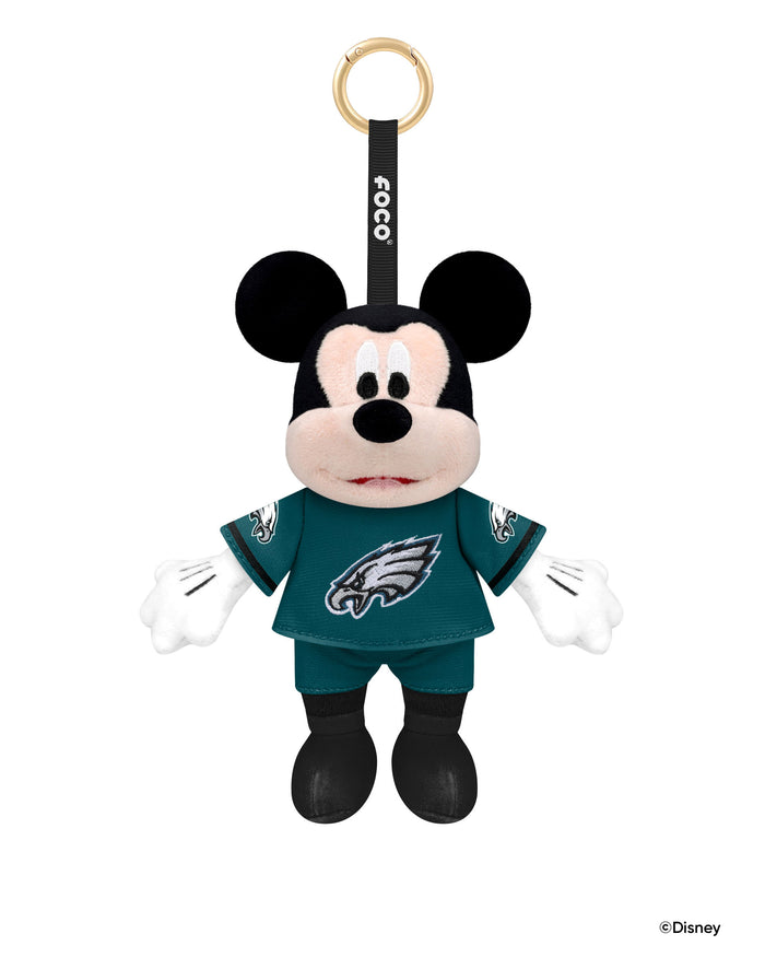 Philadelphia Eagles Disney Mickey Mouse Clip-On Plush FOCO - FOCO.com