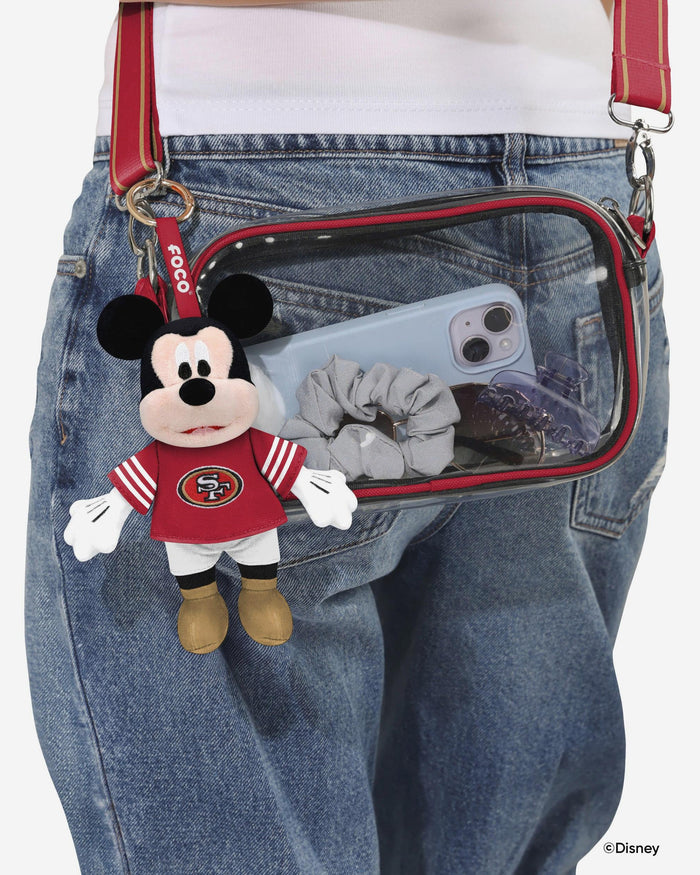 San Francisco 49ers Disney Mickey Mouse Clip-On Plush FOCO - FOCO.com