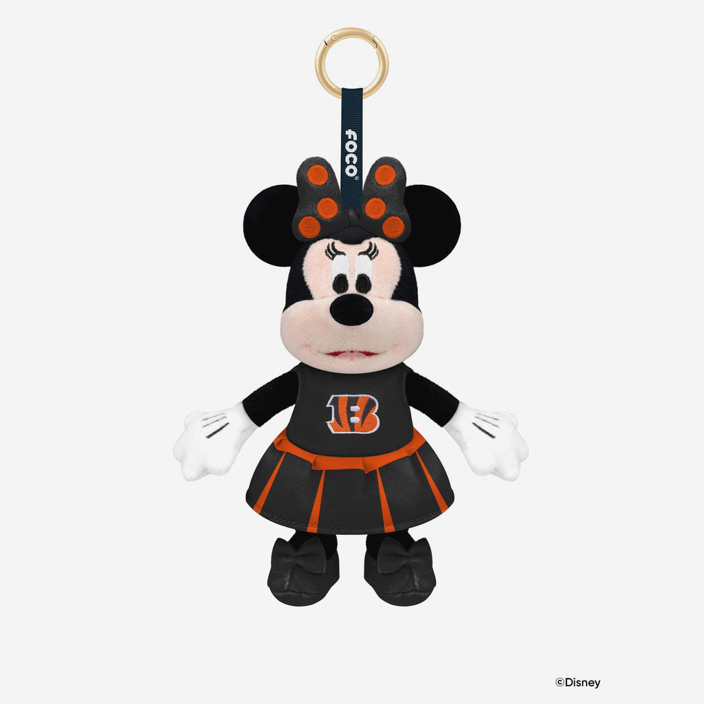 Cincinnati Bengals Disney Minnie Mouse Clip-On Plush FOCO - FOCO.com