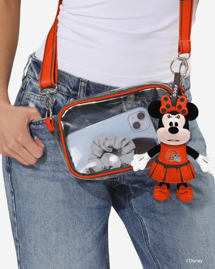 Cleveland Browns Disney Minnie Mouse Clip-On Plush FOCO - FOCO.com