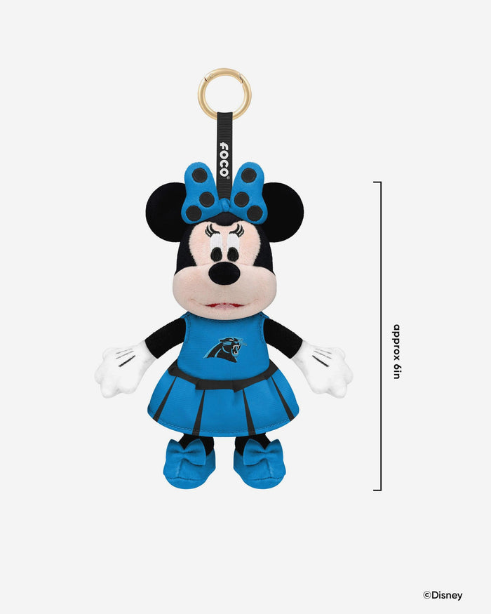 Carolina Panthers Disney Minnie Mouse Clip-On Plush FOCO - FOCO.com