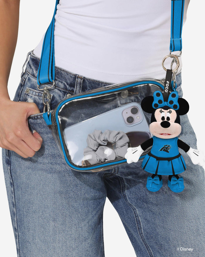 Carolina Panthers Disney Minnie Mouse Clip-On Plush FOCO - FOCO.com