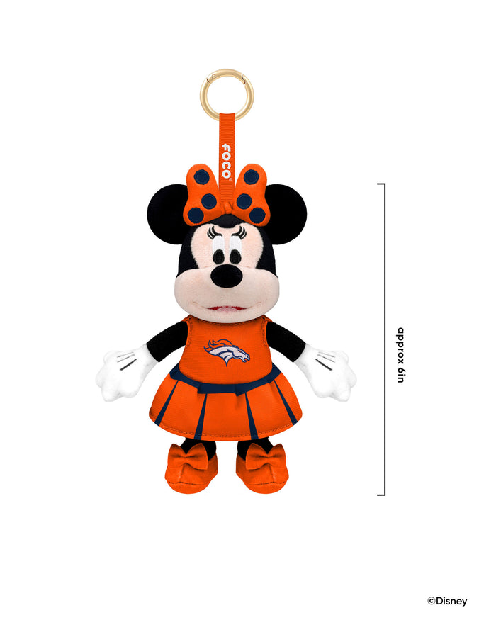 Denver Broncos Disney Minnie Mouse Clip-On Plush FOCO - FOCO.com