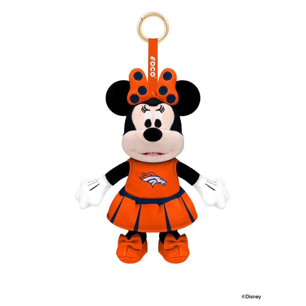 Denver Broncos Disney Minnie Mouse Clip-On Plush FOCO - FOCO.com