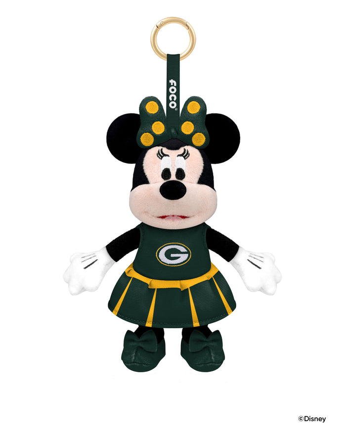 Green Bay Packers Disney Minnie Mouse Clip-On Plush FOCO - FOCO.com