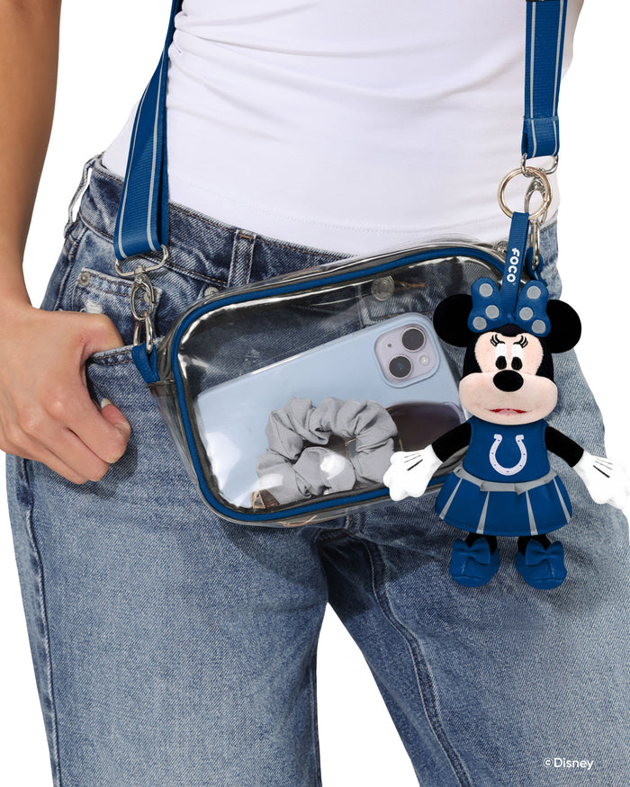 Indianapolis Colts Disney Minnie Mouse Clip-On Plush FOCO - FOCO.com