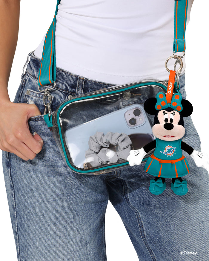 Miami Dolphins Disney Minnie Mouse Clip-On Plush FOCO - FOCO.com