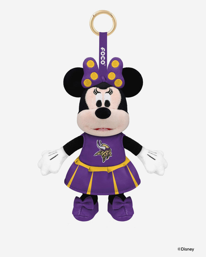 Minnesota Vikings Disney Minnie Mouse Clip-On Plush FOCO - FOCO.com