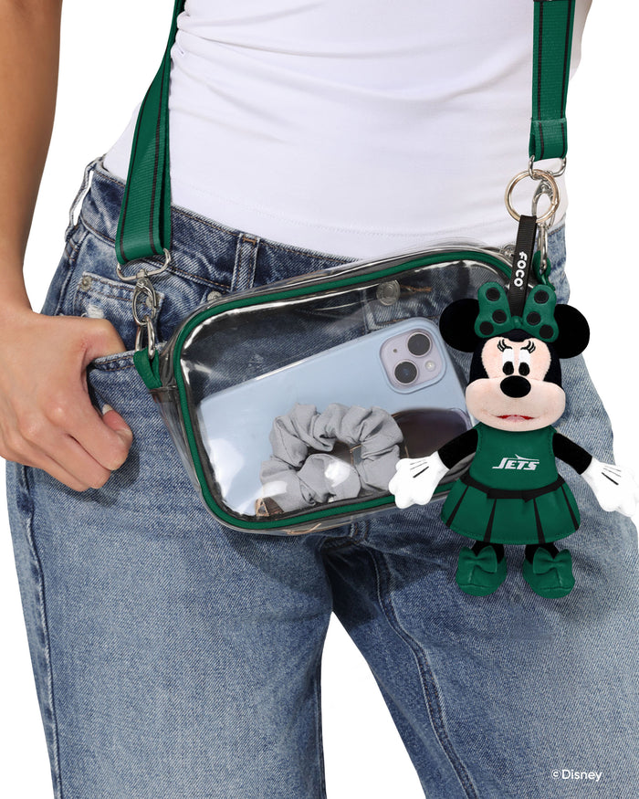New York Jets Disney Minnie Mouse Clip-On Plush FOCO - FOCO.com