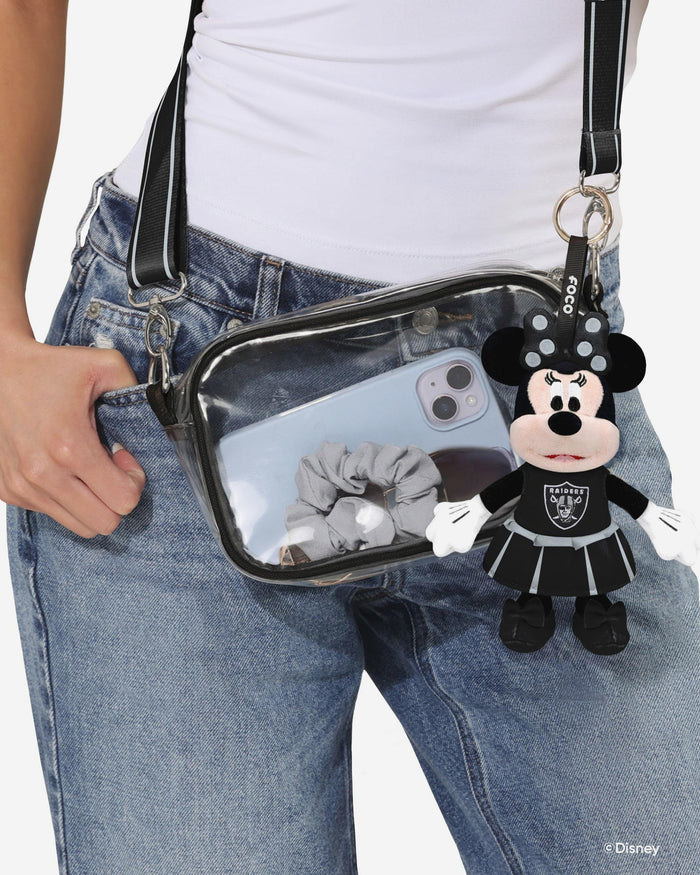 Las Vegas Raiders Disney Minnie Mouse Clip-On Plush FOCO - FOCO.com