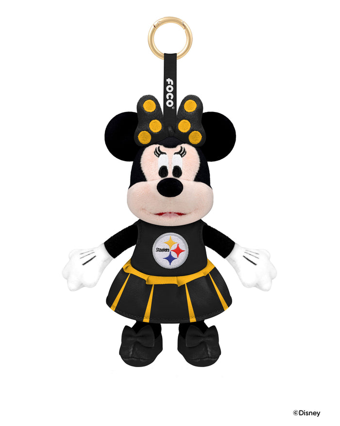 Pittsburgh Steelers Disney Minnie Mouse Clip-On Plush FOCO - FOCO.com