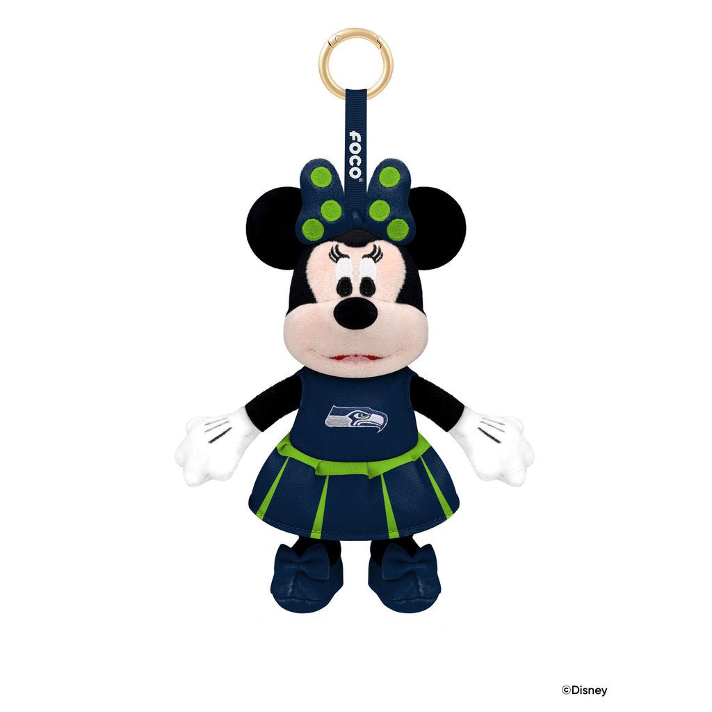 Seattle Seahawks Disney Minnie Mouse Clip-On Plush FOCO - FOCO.com