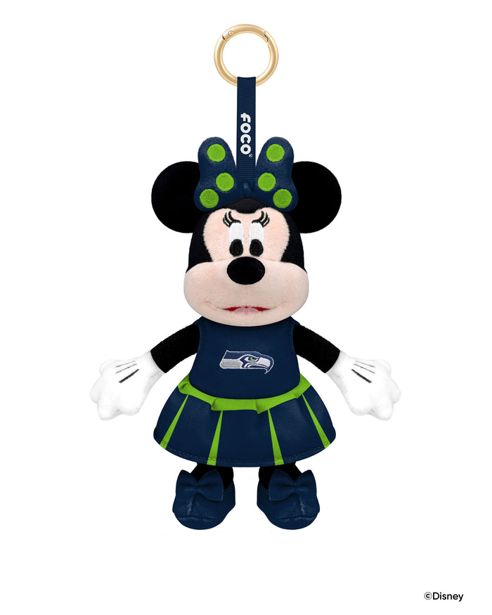 Seattle Seahawks Disney Minnie Mouse Clip-On Plush FOCO