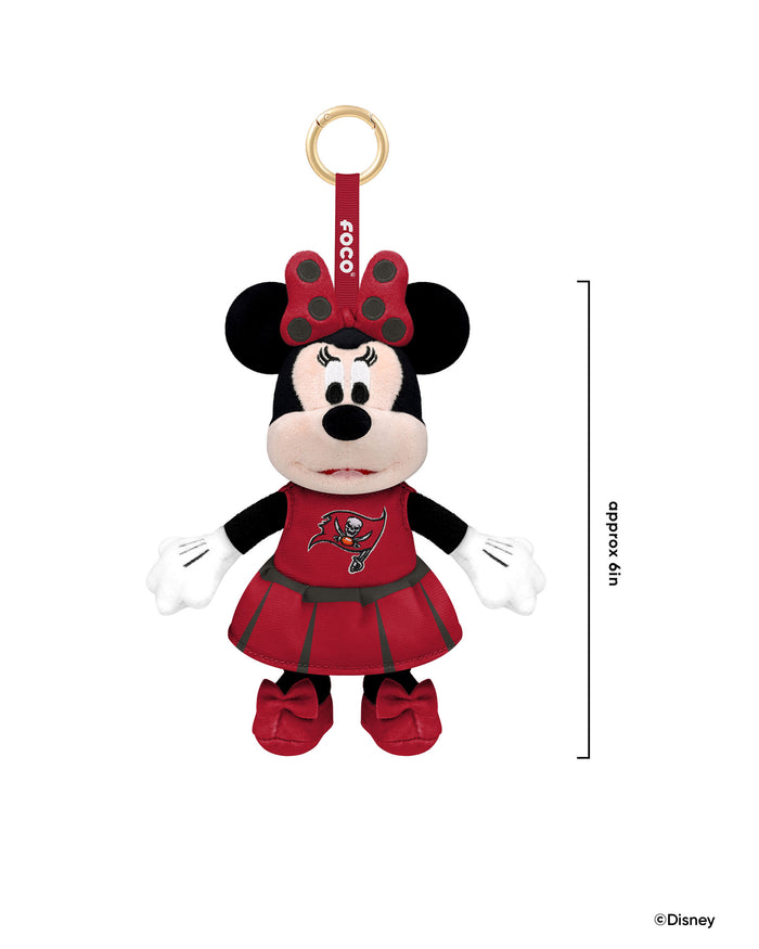 Tampa Bay Buccaneers Disney Minnie Mouse Clip-On Plush FOCO - FOCO.com