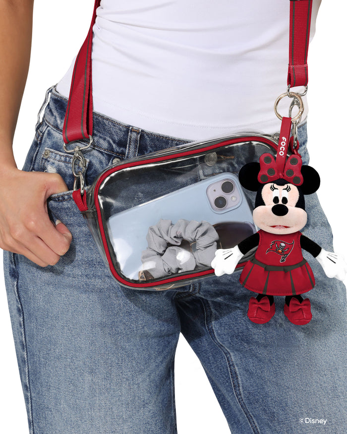 Tampa Bay Buccaneers Disney Minnie Mouse Clip-On Plush FOCO - FOCO.com